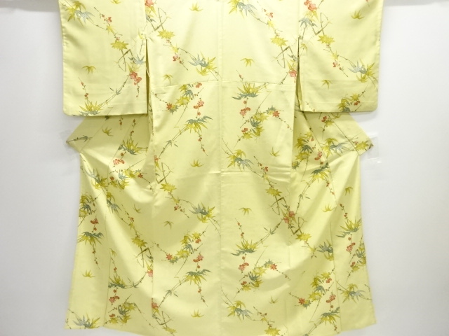 JAPANESE KIMONO / HITOE KOMON / BAMBOO GRASS